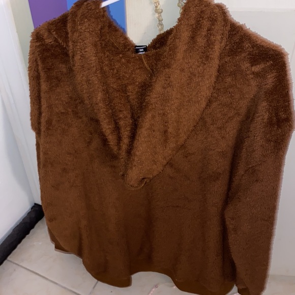 SHEIN brown very soft hoodie - Picture 3 of 3